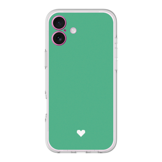 Slim Protection Premium Case［ Original - Favorite Color Heart - Green ］