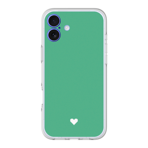 Slim Protection Premium Case［ Original - Favorite Color Heart - Green ］