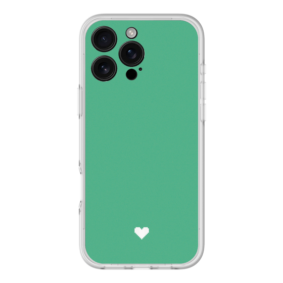 Slim Protection Premium Case［ Original - Favorite Color Heart - Green ］