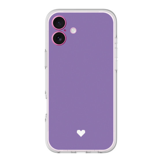 Slim Protection Premium Case［ Original - Favorite Color Heart - Purple ］