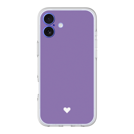 Slim Protection Premium Case［ Original - Favorite Color Heart - Purple ］