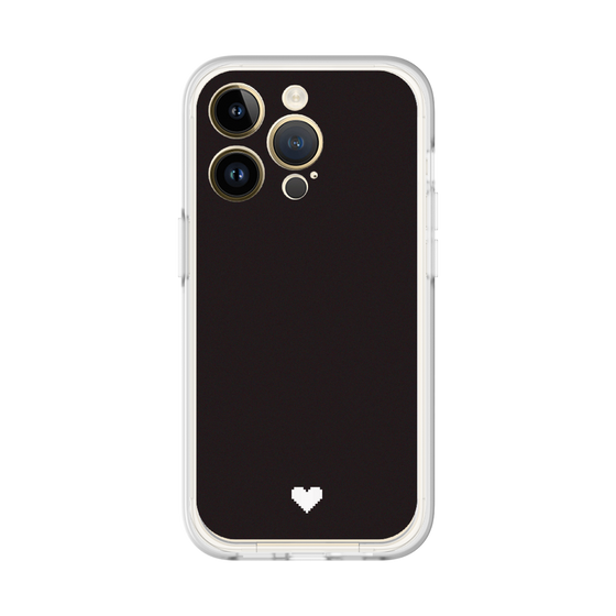 Slim Protection Premium Case［ Original - Favorite Color Heart - Black ］
