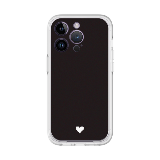 Slim Protection Premium Case［ Original - Favorite Color Heart - Black ］
