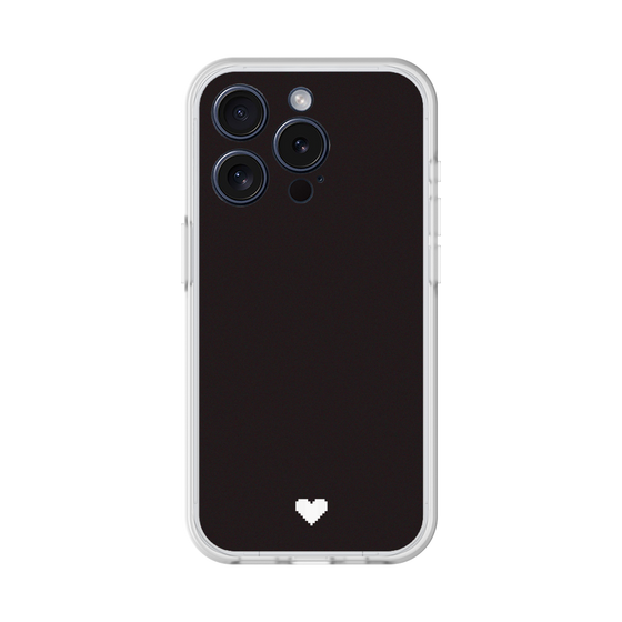 Slim Protection Premium Case［ Original - Favorite Color Heart - Black ］