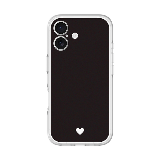 Slim Protection Premium Case［ Original - Favorite Color Heart - Black ］