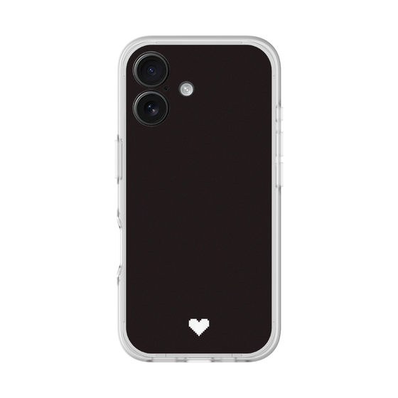 Slim Protection Premium Case［ Original - Favorite Color Heart - Black ］