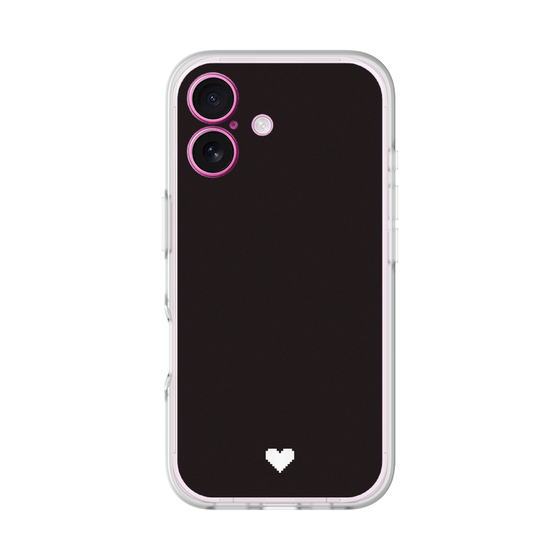 Slim Protection Premium Case［ Original - Favorite Color Heart - Black ］