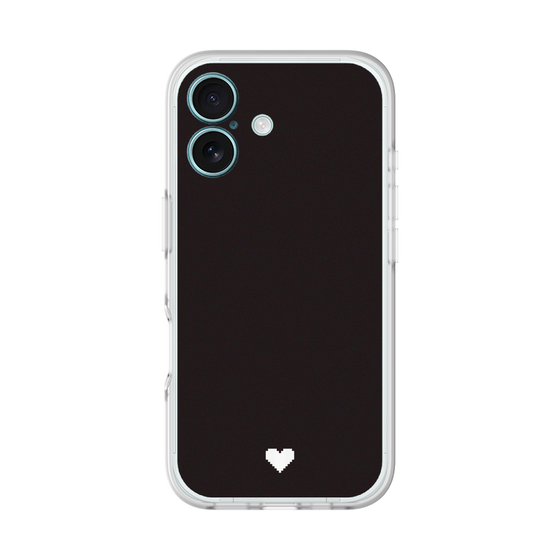 Slim Protection Premium Case［ Original - Favorite Color Heart - Black ］