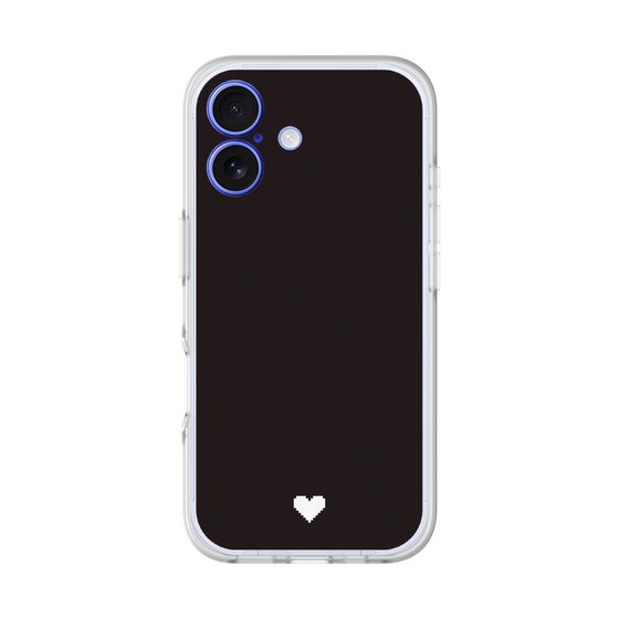 Slim Protection Premium Case［ Original - Favorite Color Heart - Black ］