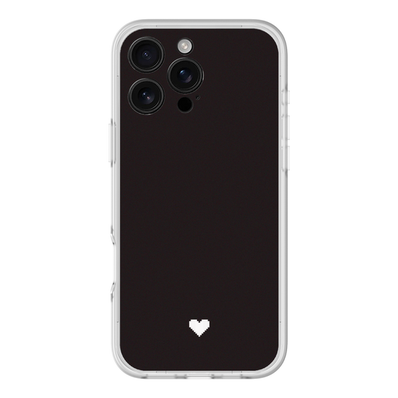 Slim Protection Premium Case［ Original - Favorite Color Heart - Black ］