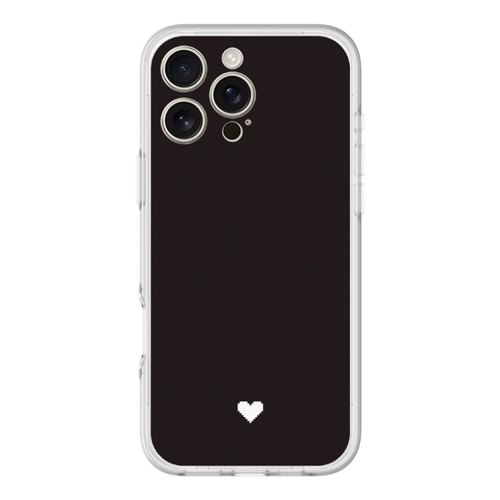 Slim Protection Premium Case［ Original - Favorite Color Heart - Black ］
