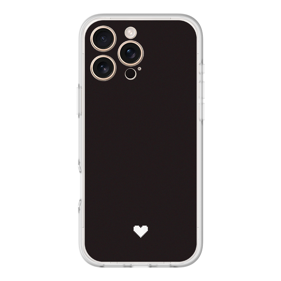 Slim Protection Premium Case［ Original - Favorite Color Heart - Black ］