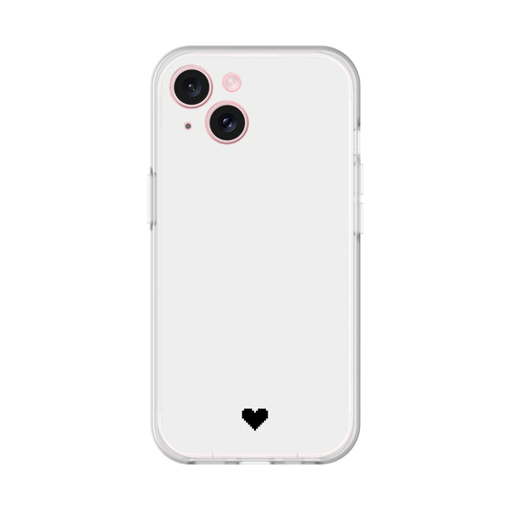 Slim Protection Premium Case［ Original - Favorite Color Heart - White ］
