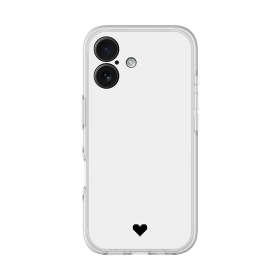 Slim Protection Premium Case［ Original - Favorite Color Heart - White ］