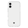 Slim Protection Premium Case［ Original - Favorite Color Heart - White ］