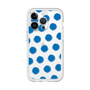 Slim Protection Premium Case［ Original - Favorite Color Polka Dots - Blue ］