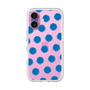 Slim Protection Premium Case［ Original - Favorite Color Polka Dots - Blue ］