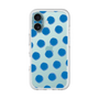Slim Protection Premium Case［ Original - Favorite Color Polka Dots - Blue ］