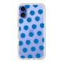 Slim Protection Premium Case［ Original - Favorite Color Polka Dots - Blue ］