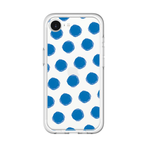 Slim Protection Premium Case［ Original - Favorite Color Polka Dots - Blue ］