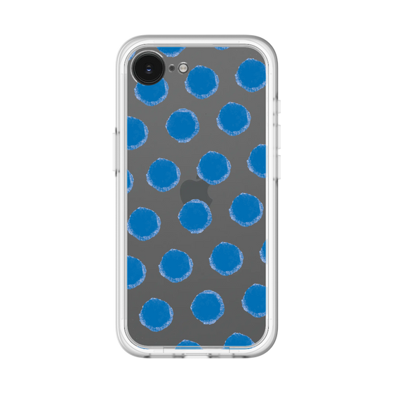 Slim Protection Premium Case［ Original - Favorite Color Polka Dots - Blue ］
