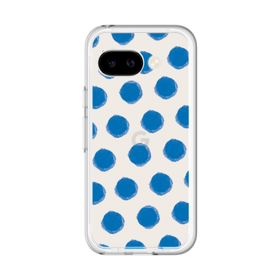 Slim Protection Premium Case［ Original - Favorite Color Polka Dots - Blue ］