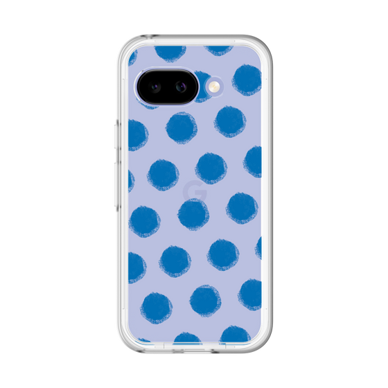 Slim Protection Premium Case［ Original - Favorite Color Polka Dots - Blue ］