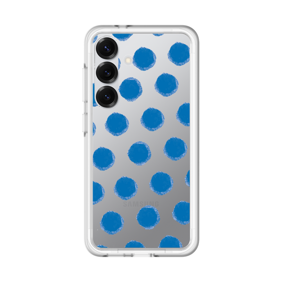 Slim Protection Premium Case［ Original - Favorite Color Polka Dots - Blue ］
