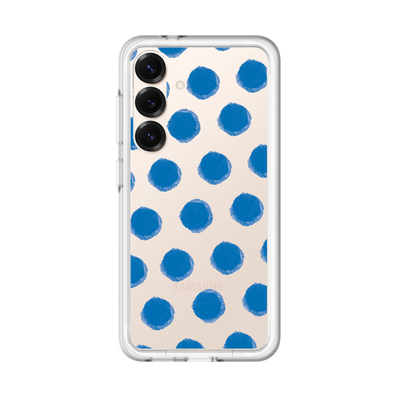 Slim Protection Premium Case［ Original - Favorite Color Polka Dots - Blue ］
