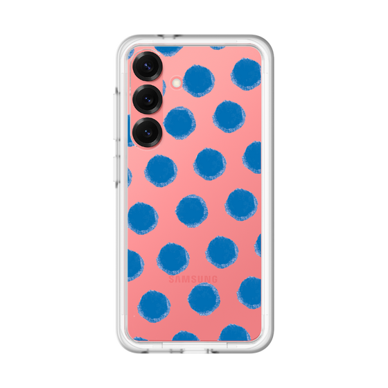 Slim Protection Premium Case［ Original - Favorite Color Polka Dots - Blue ］