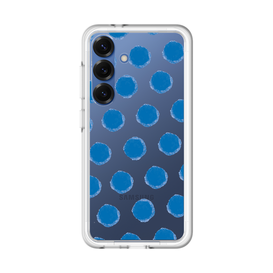 Slim Protection Premium Case［ Original - Favorite Color Polka Dots - Blue ］