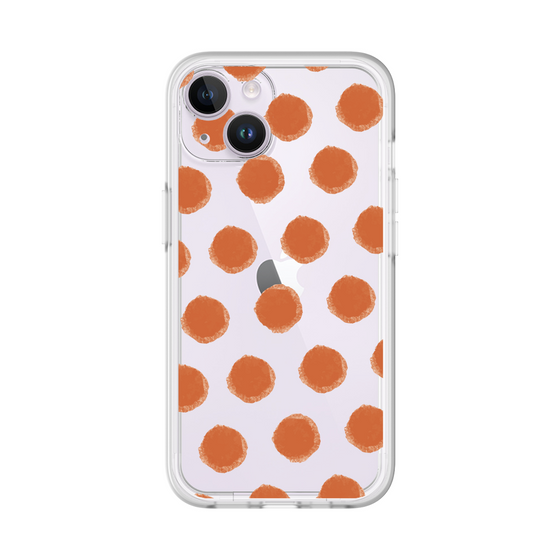 Slim Protection Premium Case［ Original - Favorite Color Polka Dots - Red ］
