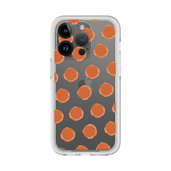 Slim Protection Premium Case［ Original - Favorite Color Polka Dots - Red ］