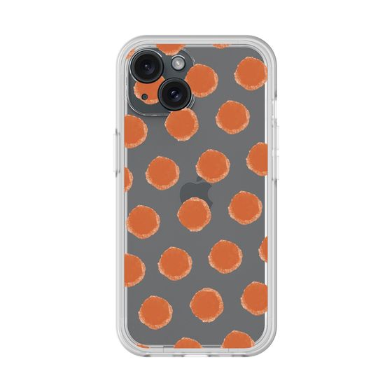 Slim Protection Premium Case［ Original - Favorite Color Polka Dots - Red ］