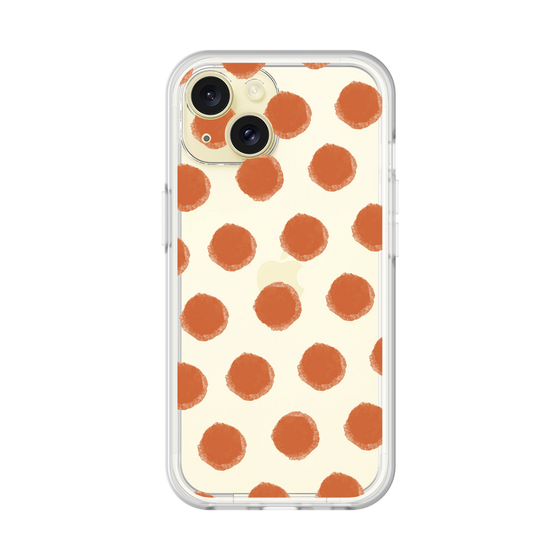 Slim Protection Premium Case［ Original - Favorite Color Polka Dots - Red ］