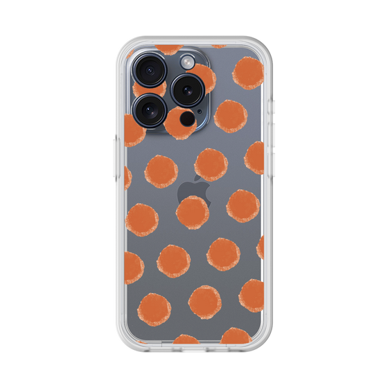 Slim Protection Premium Case［ Original - Favorite Color Polka Dots - Red ］