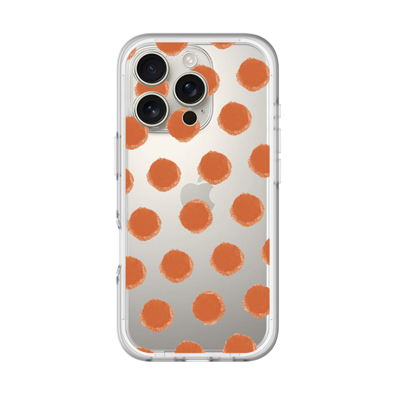 Slim Protection Premium Case［ Original - Favorite Color Polka Dots - Red ］