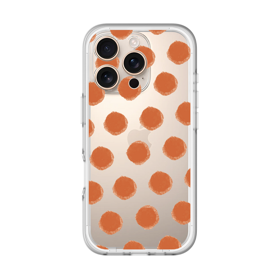 Slim Protection Premium Case［ Original - Favorite Color Polka Dots - Red ］