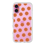 Slim Protection Premium Case［ Original - Favorite Color Polka Dots - Red ］