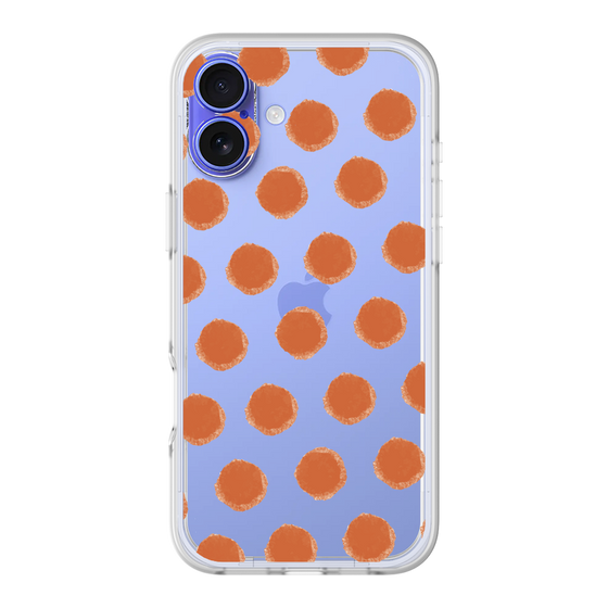Slim Protection Premium Case［ Original - Favorite Color Polka Dots - Red ］