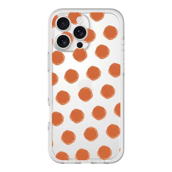 Slim Protection Premium Case［ Original - Favorite Color Polka Dots - Red ］