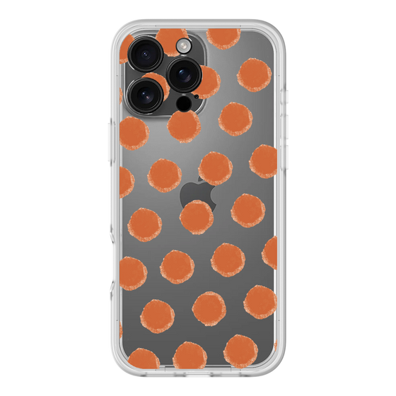 Slim Protection Premium Case［ Original - Favorite Color Polka Dots - Red ］
