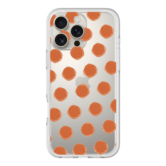 Slim Protection Premium Case［ Original - Favorite Color Polka Dots - Red ］