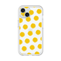 Slim Protection Premium Case［ Original - Favorite Color Polka Dots - Yellow ］