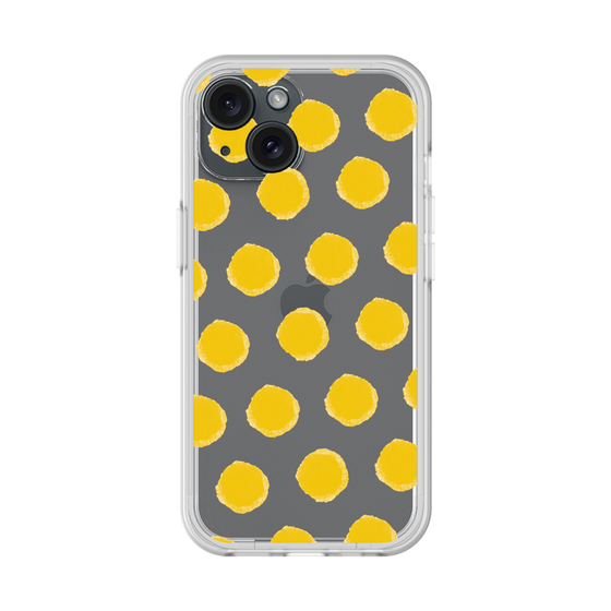 Slim Protection Premium Case［ Original - Favorite Color Polka Dots - Yellow ］