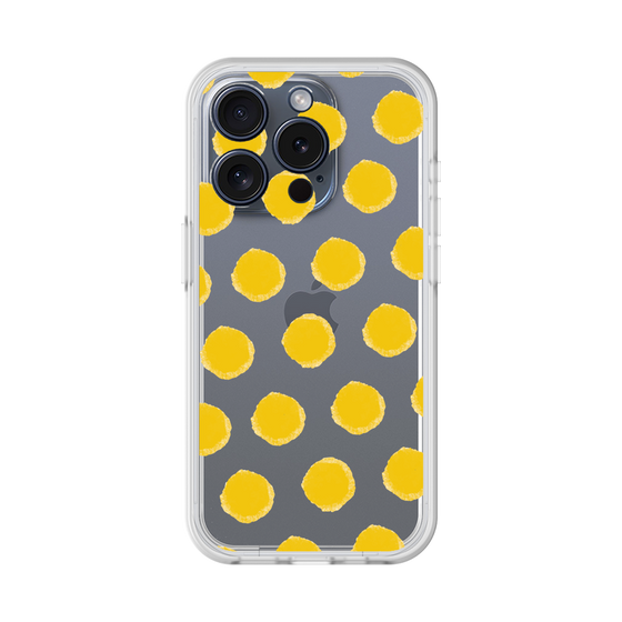 Slim Protection Premium Case［ Original - Favorite Color Polka Dots - Yellow ］
