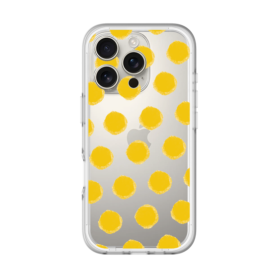 Slim Protection Premium Case［ Original - Favorite Color Polka Dots - Yellow ］