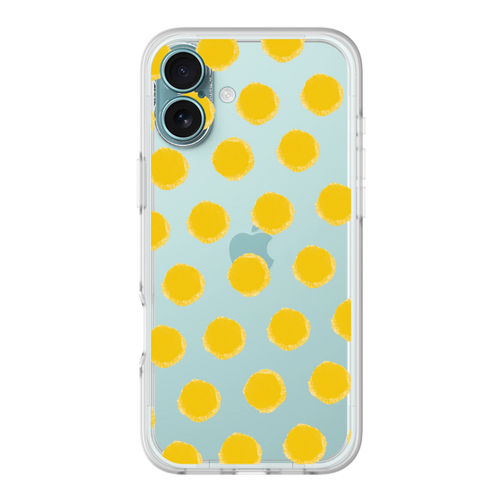 Slim Protection Premium Case［ Original - Favorite Color Polka Dots - Yellow ］