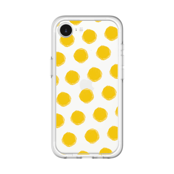 Slim Protection Premium Case［ Original - Favorite Color Polka Dots - Yellow ］