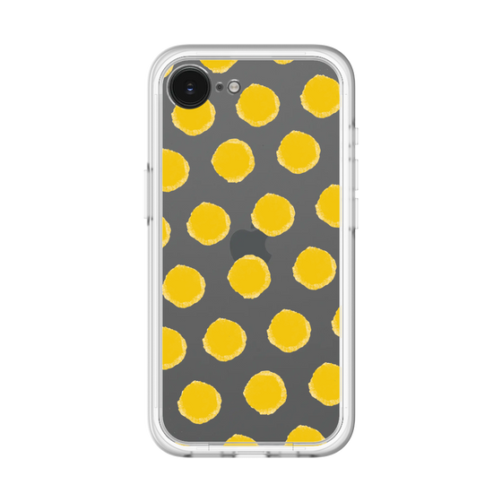 Slim Protection Premium Case［ Original - Favorite Color Polka Dots - Yellow ］
